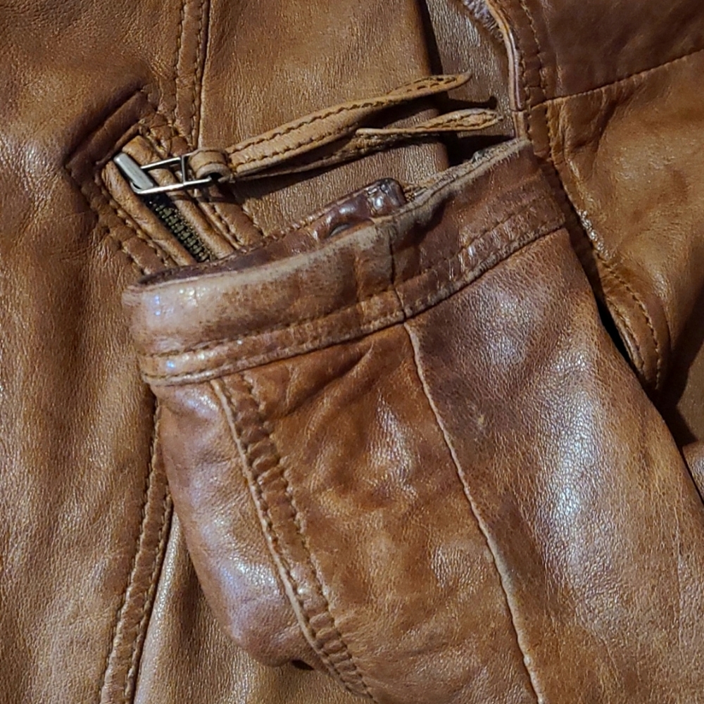 Genuine Leather Jacket - Picture 3 of 6